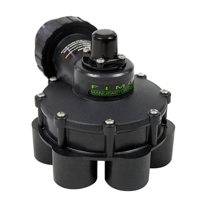 Fimco 6-Zone Irrigation Valve Plastic 1-1/4 in.