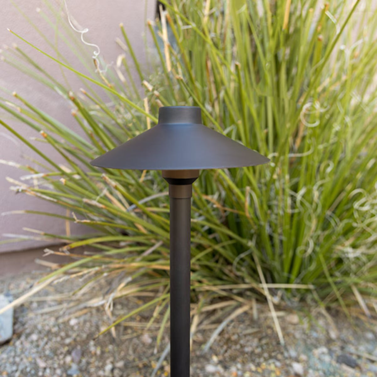 Brilliance-BD-PL-ECO-G4- Metal Works Black Diamond Path Light Blackened Brass 3W LED 240 Lumens 2700K