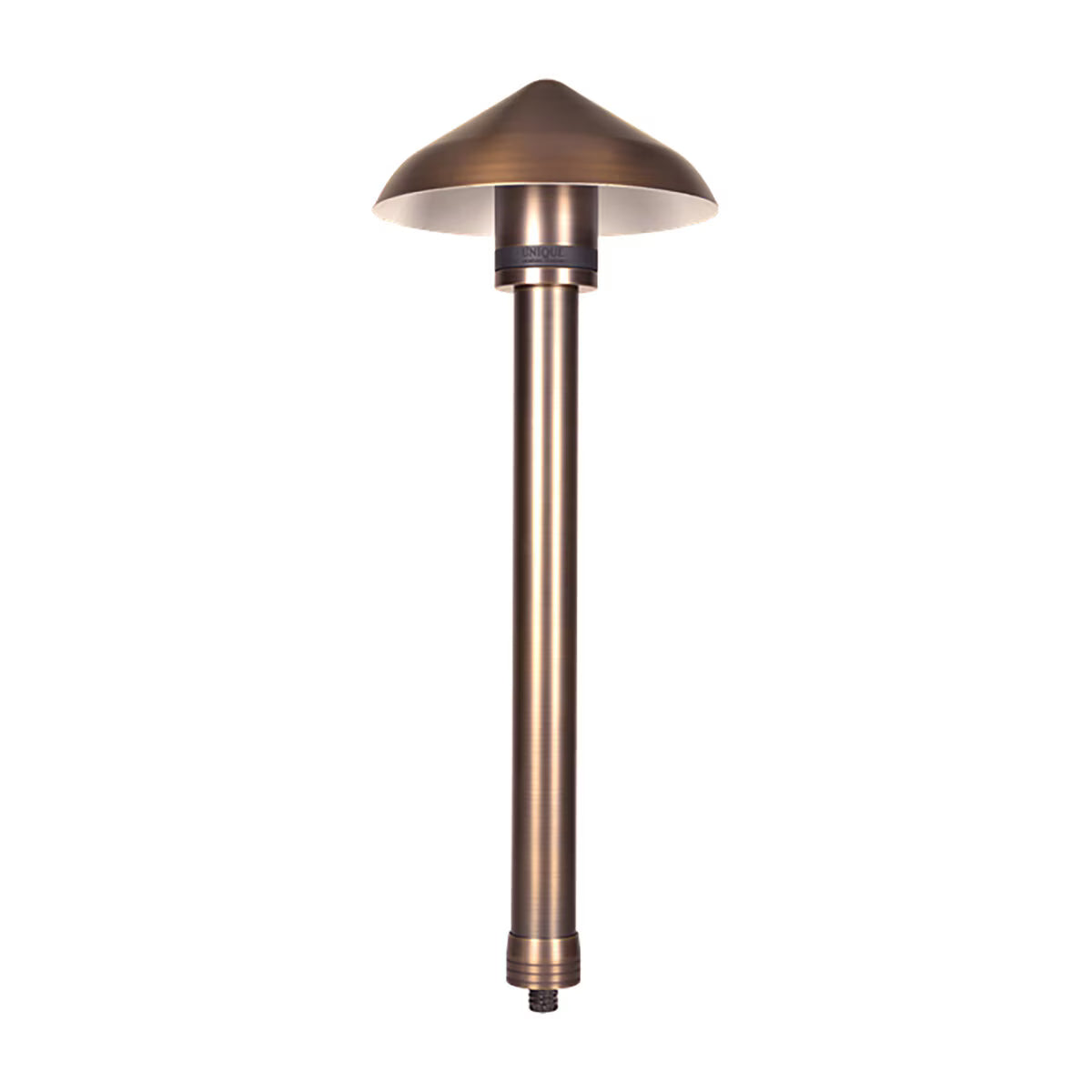 Unique VAN-RCSO   INSPIRA Van Gogh Weathered Brass Path Light with RGB CCT LED