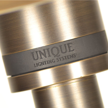 Unique VAN-RCSO   INSPIRA Van Gogh Weathered Brass Path Light with RGB CCT LED
