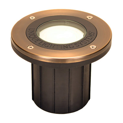 Unique MON-RCSOAB INSPIRA Monet Well Light Weathered Brass with Adjustable Beam RGB CCT LED