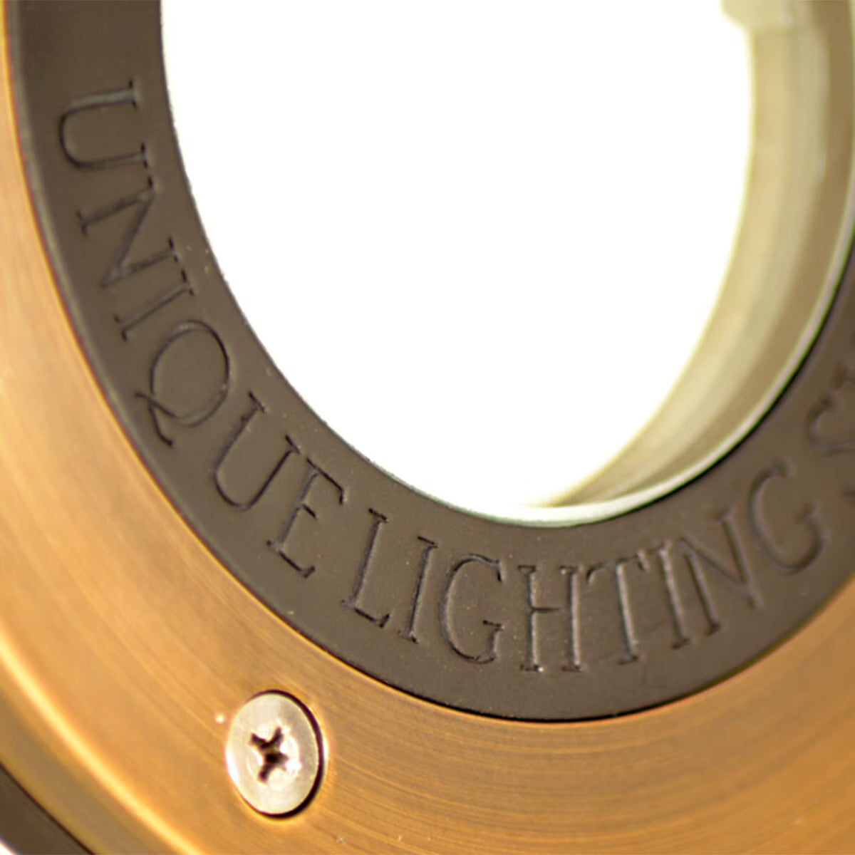 Unique MON-RCSOAB INSPIRA Monet Well Light Weathered Brass with Adjustable Beam RGB CCT LED
