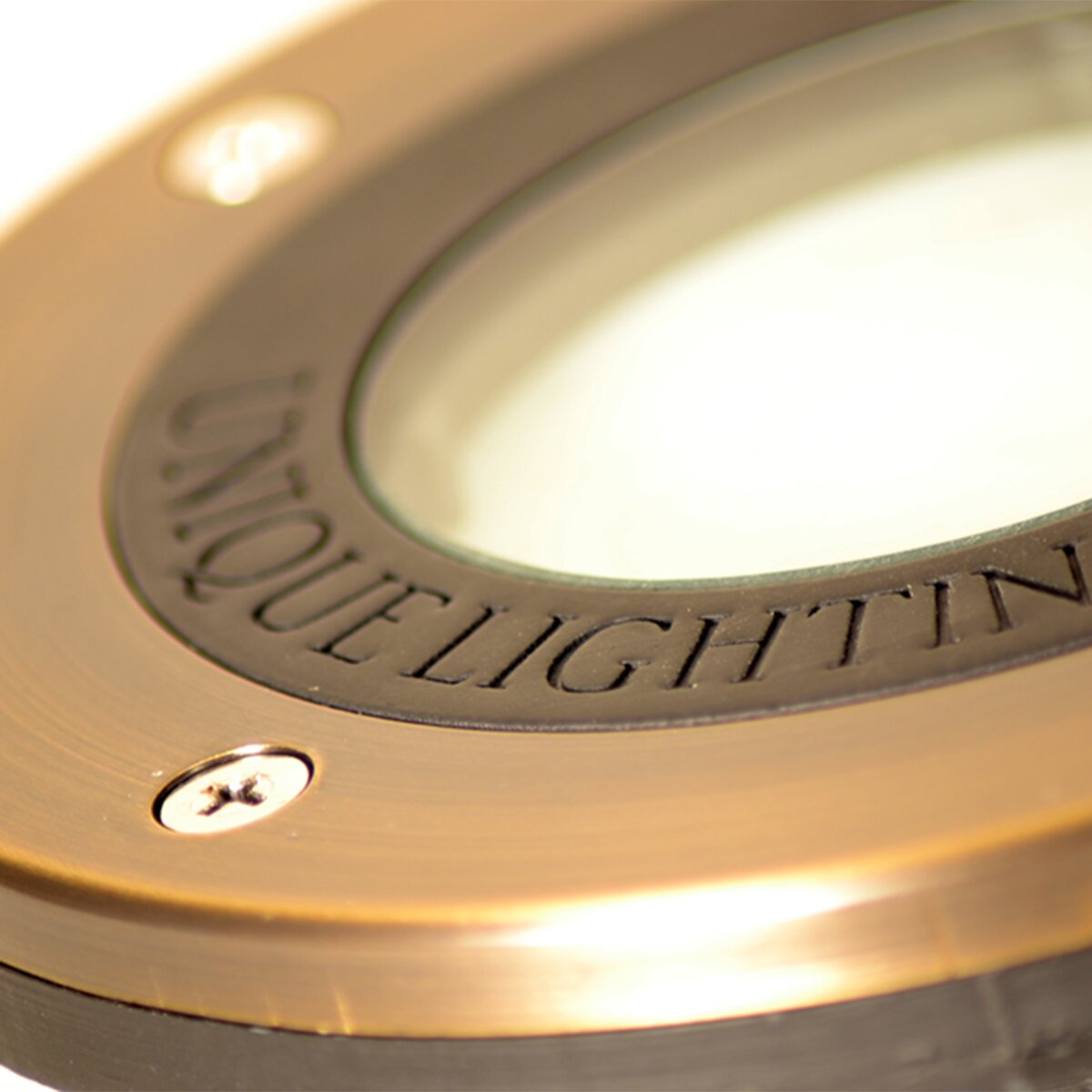 Unique MON-RCSOAB INSPIRA Monet Well Light Weathered Brass with Adjustable Beam RGB CCT LED