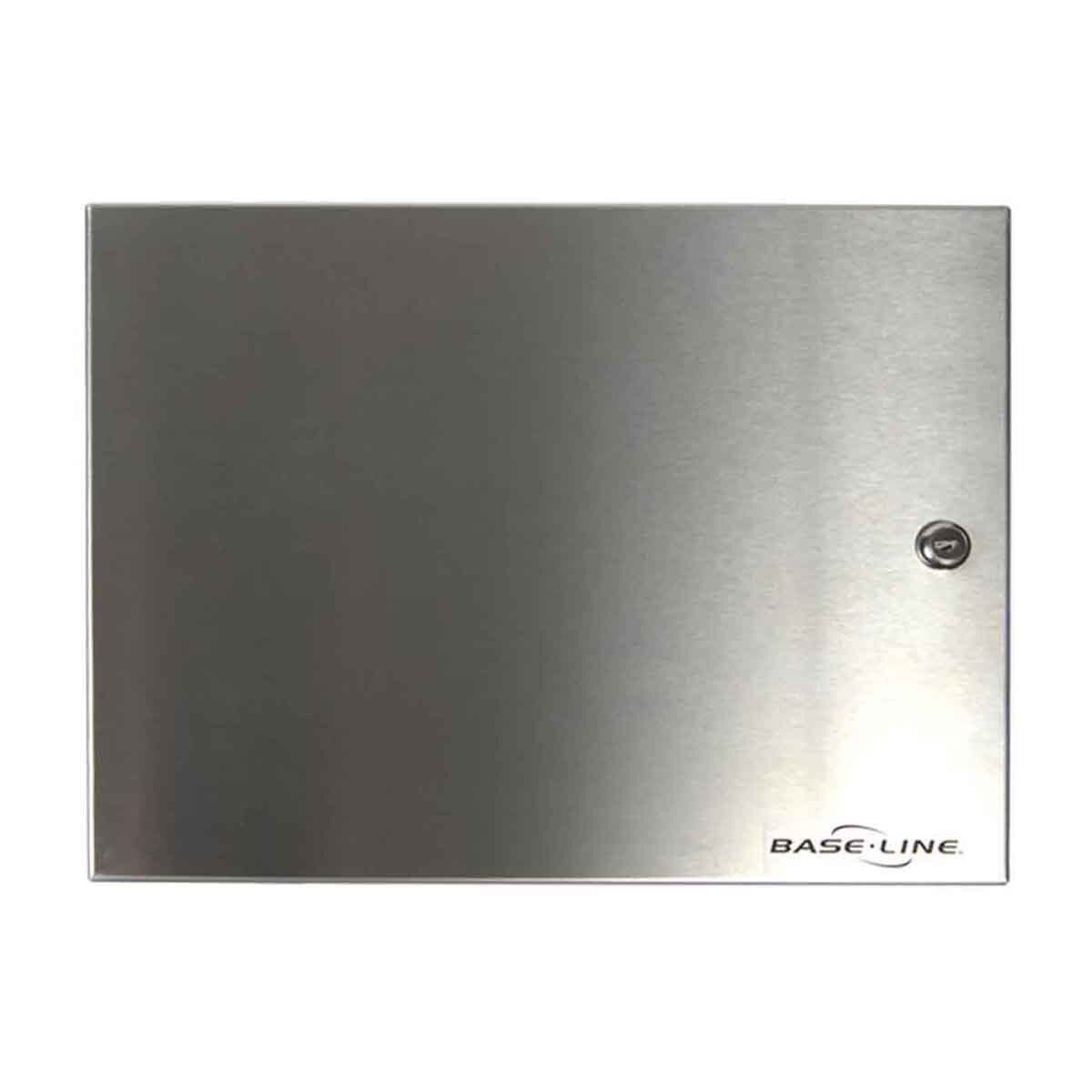 Baseline BL-5200XS-R12   12 - Station 5200R - Series Powered Bicoder In a Large Stainless - Steel Wall Mount Cabinet