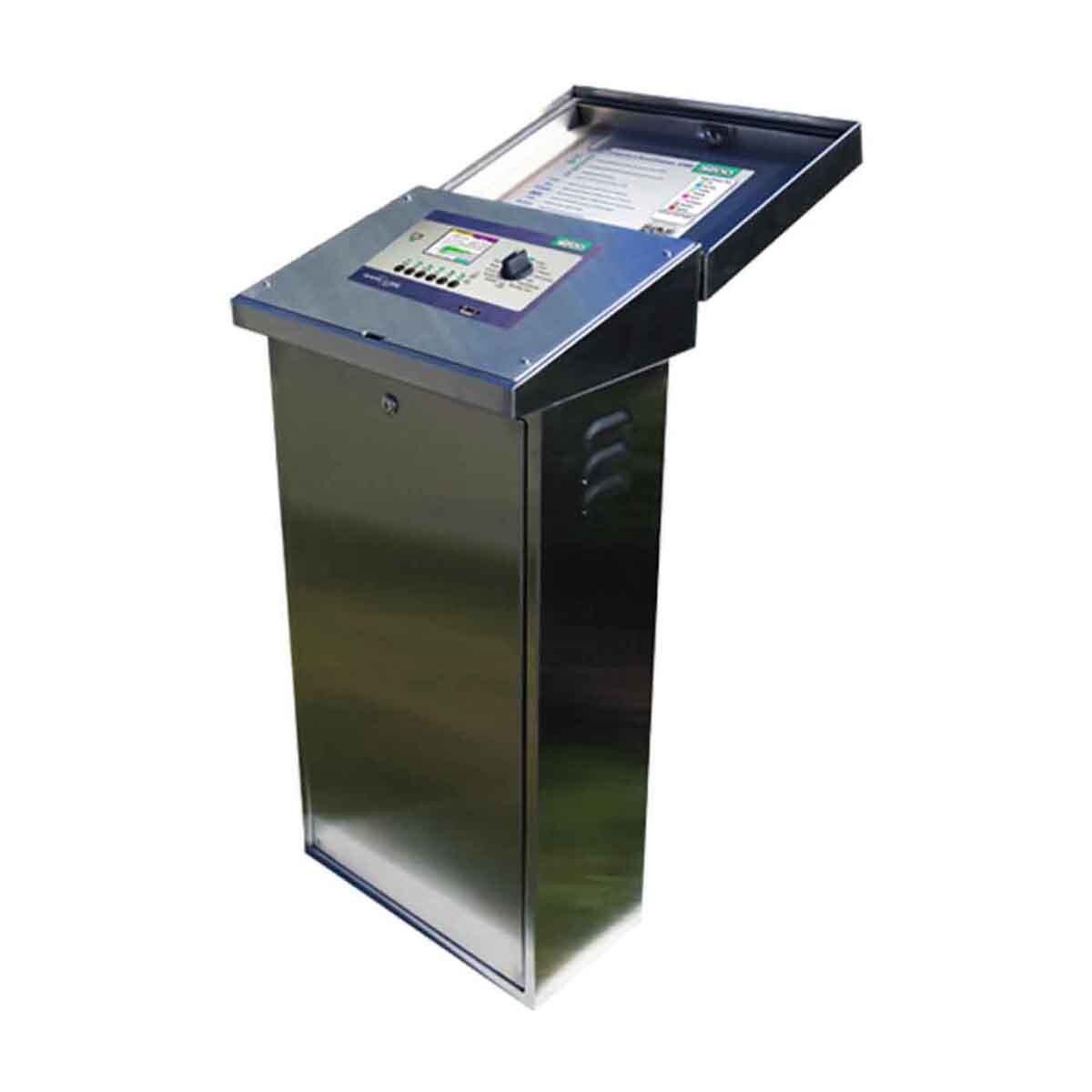 BaselineBL-5200P-R24 - 24 - Station 5200R - Series Powered Bicoder In a Stainless - Steel Pedestal