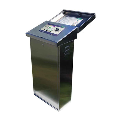 BaselineBL-5200P-R24 - 24 - Station 5200R - Series Powered Bicoder In a Stainless - Steel Pedestal