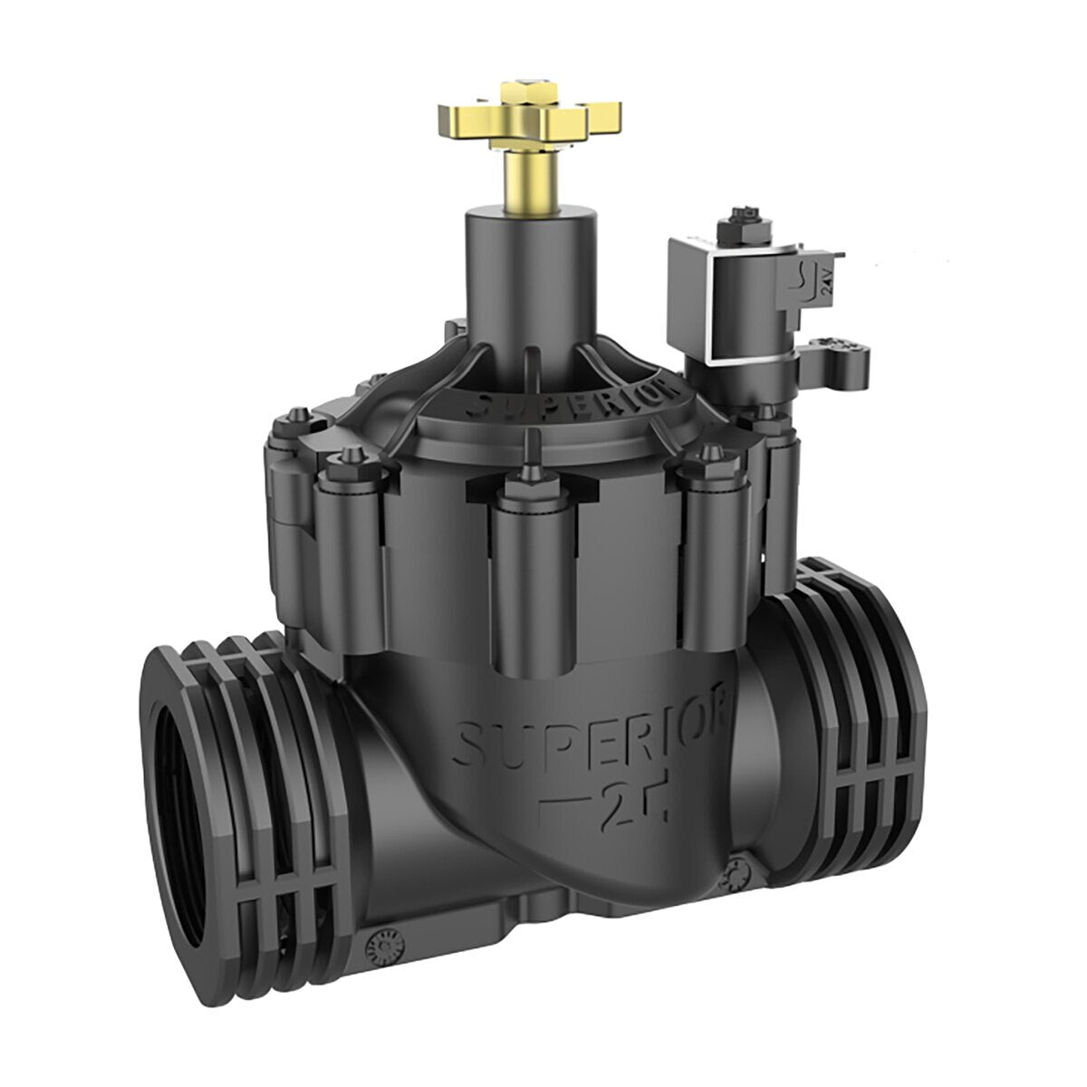 SPV Irrigation Valve w/ Reclaim Water Purple Cross Handle 1 in. Plastic