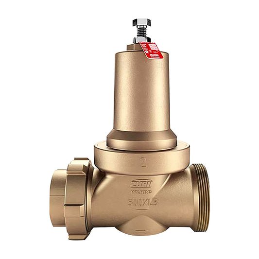 Wilkins 500XL3 Pressure Reducing Valve, Lead Free 1 in. FNPT Union x FNPT, Hi Pressure 75-125 psi, Field Set