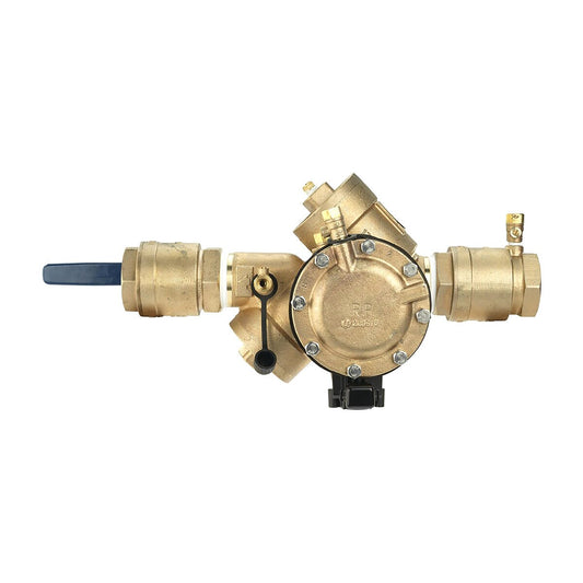 FEBCO LF825Y Y-Pattern Reduced Pressure Zone Assembly w/ Ball Valves 2 in. Lead Free Bronze w/ Flood Sensing Capability (Sensing Upgrade Kit Sold Separately) | F683010