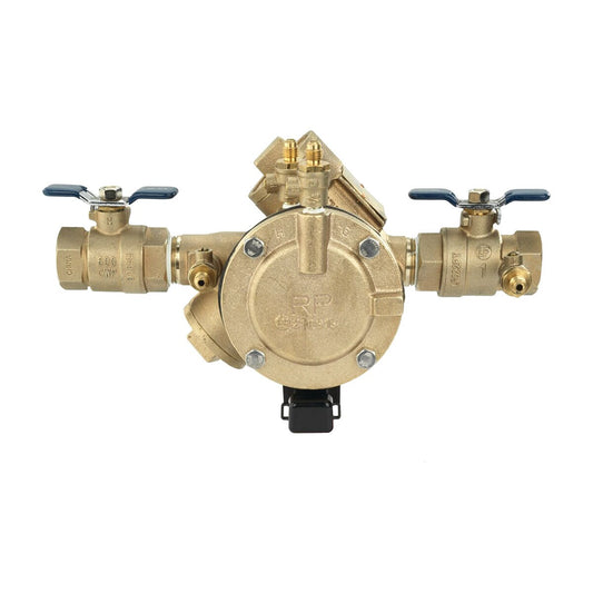 FEBCO LF825Y Y-Pattern Reduced Pressure Zone Assembly w/ Ball Valves 1 in. Lead Free Bronze w/ Flood Sensing Capability (Sensing Upgrade Kit Sold Separately) | F683007