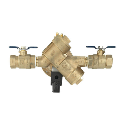 FEBCO LF825Y Y-Pattern Reduced Pressure Zone Assembly w/ Ball Valves 1 in. Lead Free Bronze w/ Flood Sensing Capability (Sensing Upgrade Kit Sold Separately) | F683007