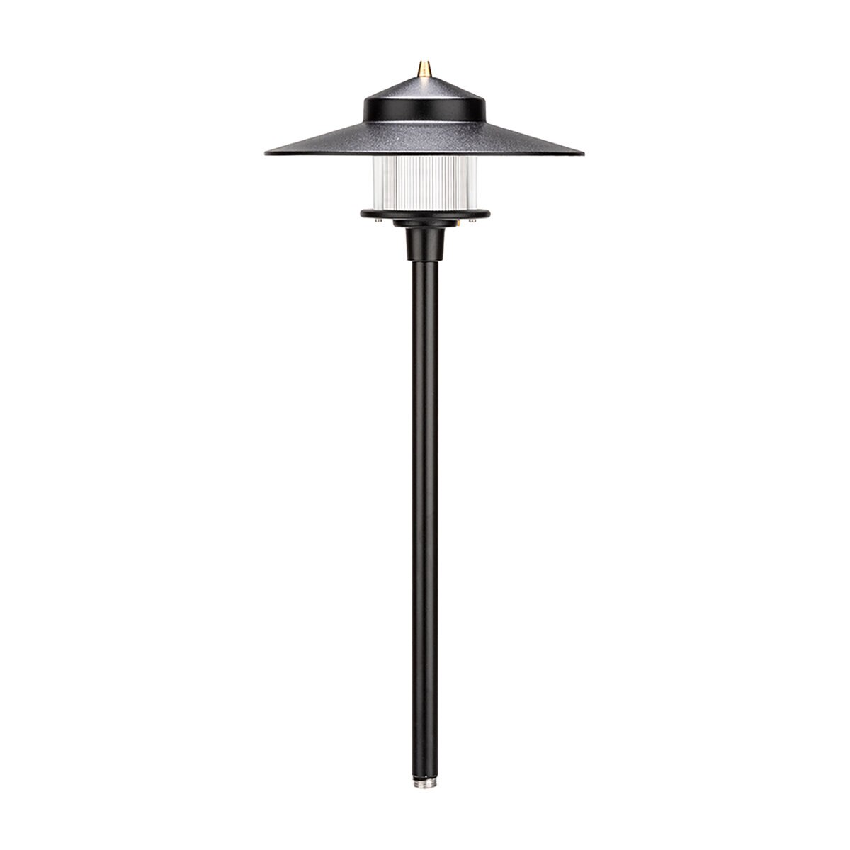 Vista  PR-9260-B-150-W-G4  PR-9260 Round Path Light Black G4 1.5W Ground Mount Aluminum