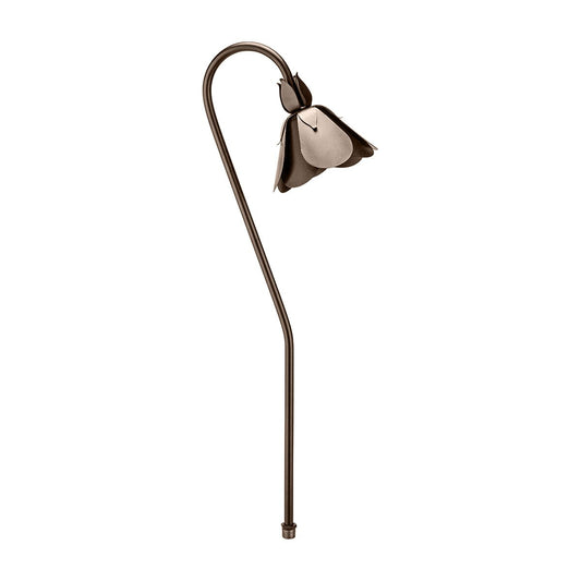Vista  PR-6506-Z-150-W-G4  PR-6506 Petal Path Light Bronze G4 1.5W Ground Mount Aluminum