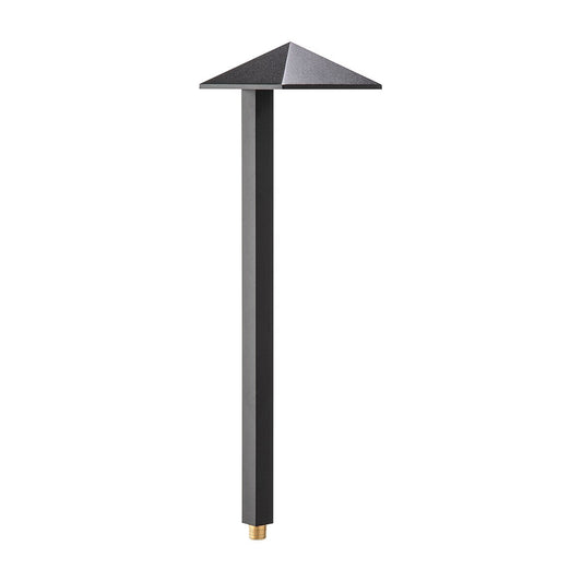 Vista  PR-6540-B-150-W-G4  Pyramid Path Light Black G4 1.5W Ground Mount Aluminum