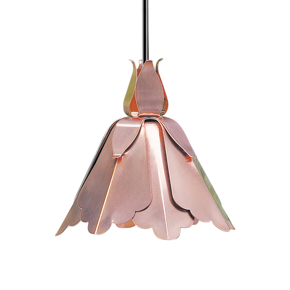 Vista  HT-2153-CSN-150-W-G4  HT-2153 Petal Light Natural Copper G4 1.5W Hanging Fixture Copper