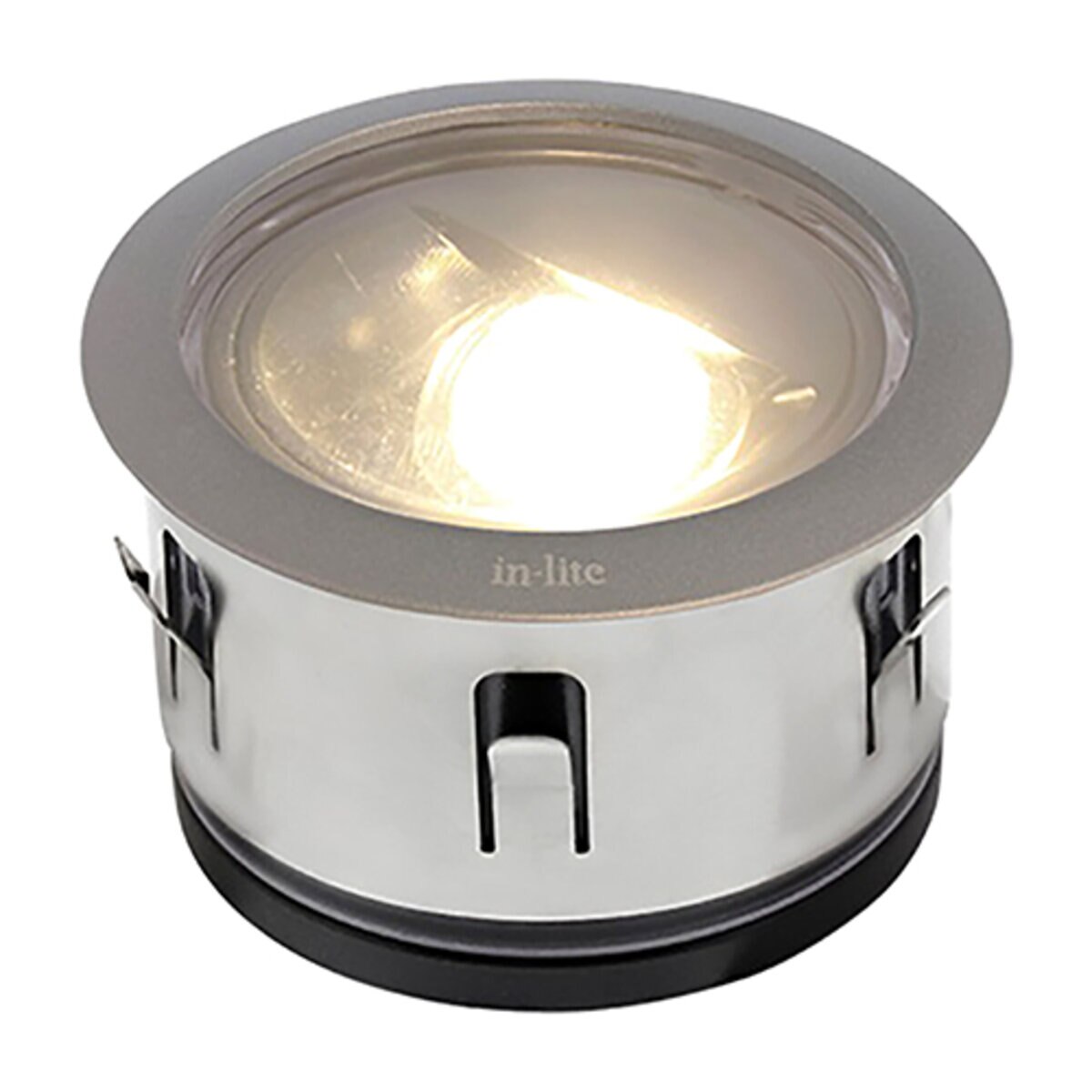 in-Lite-10104180- Luna Recessed Ground Fixture / Warm White / 60mm / 2-3/8in / 12V