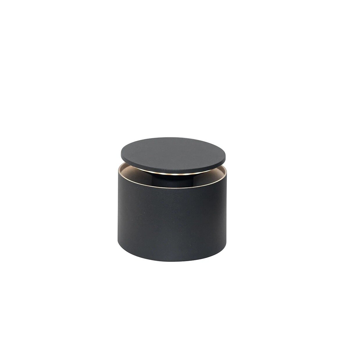 Zafferano LD01050N3 Pushup Pro Table Lamp Dark Gray