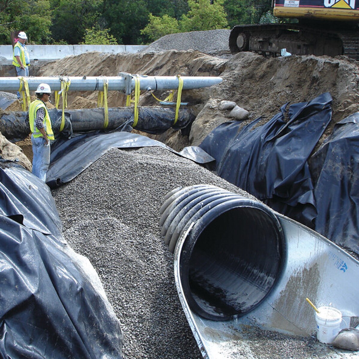 ADS N-12 Watertite Dual Wall Solid Pipe 24 in. Bell End