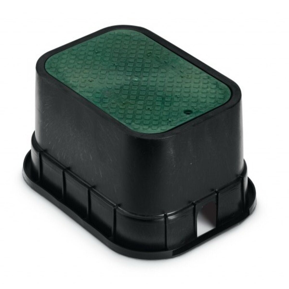 Carson TrussT Valve Box Round 6 in. Black Box/Green Lid Twist-on ICV