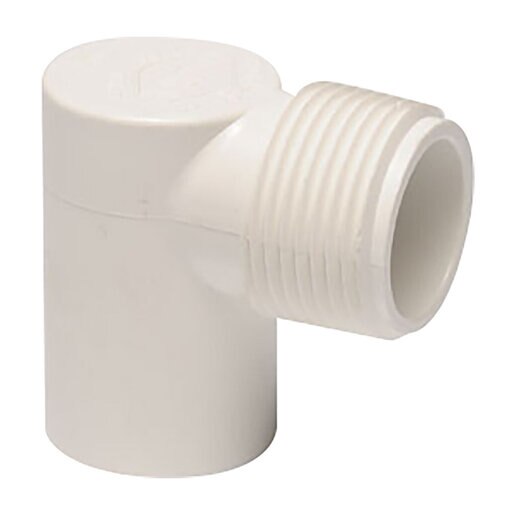 Dura  410-131 Reducing Street Elbow 90 Degree 1 in. x 3/4 in. Mipt x Slip