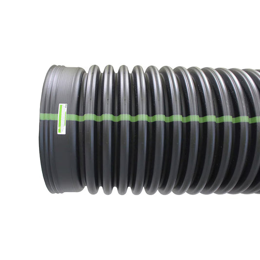 ADS 6 in. x 20 ft. N-12 Pipe Perforated Bell End Soil Tight