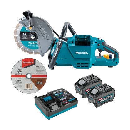 Makita 40V max XGT Brushless Cordless 9 in. Power Cutter Kit w/ AFT Electric Brake