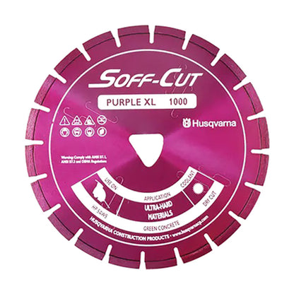 Husqvarna Purple Soff-Cut Diamond Blade 6 in. x 0.100 in.