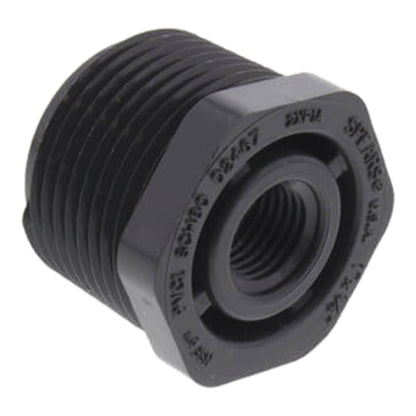 839-128 Sch 80 PVC Reducer Bushing Flush Style 1 in. x 1/4 in. MIPT x FIPT | Spears