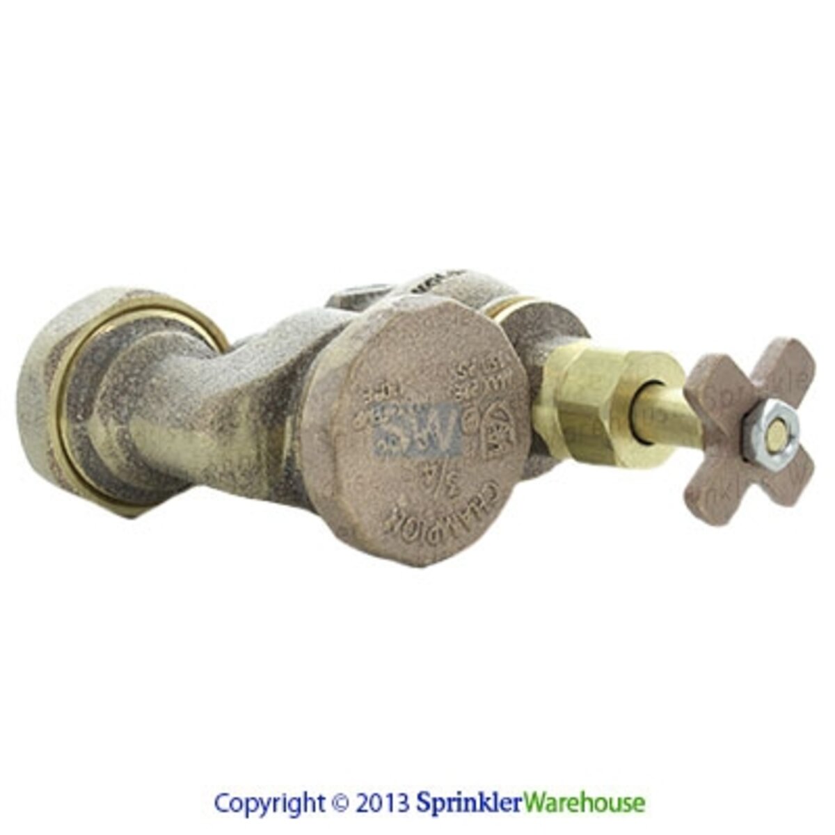 V-19-466-075Y  Anti-Siphon Body Valve Yellow Brass 3/4 in.