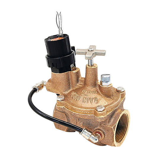 Rain Bird Globe Valve Brass 1-1/2 in. w/ Flow Control