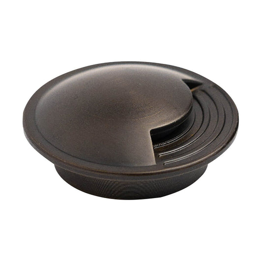 Illumicare  SYMPHONYBRAHMS1TOPBR  Symphony Line Brahms 1 Top Brass Deck & Step Light Fixture Antique Brass Finish 2-3/16 in. x 1/2 in.