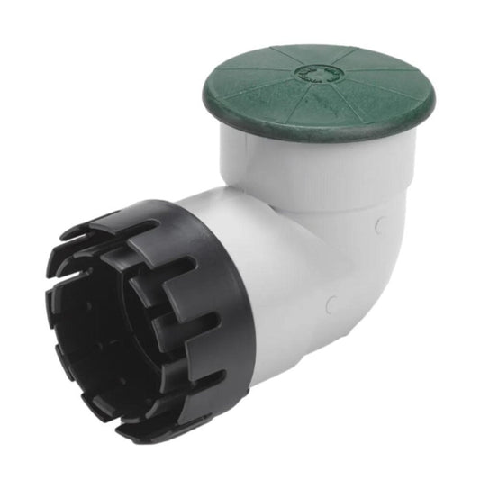 4 in. Pop-Up Valve W/ Elbow & Adapter Green Rb