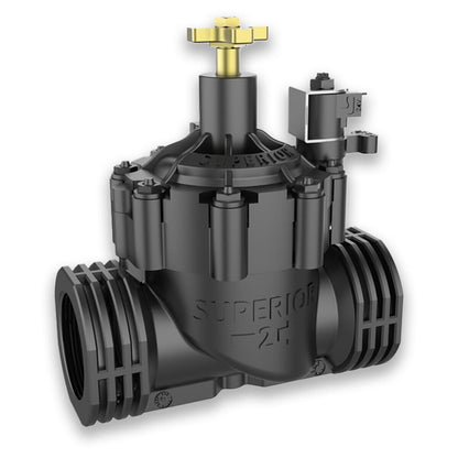 SPV Irrigation Valve w/ Reclaim Water Purple Cross Handle 1-1/2 in. Plastic