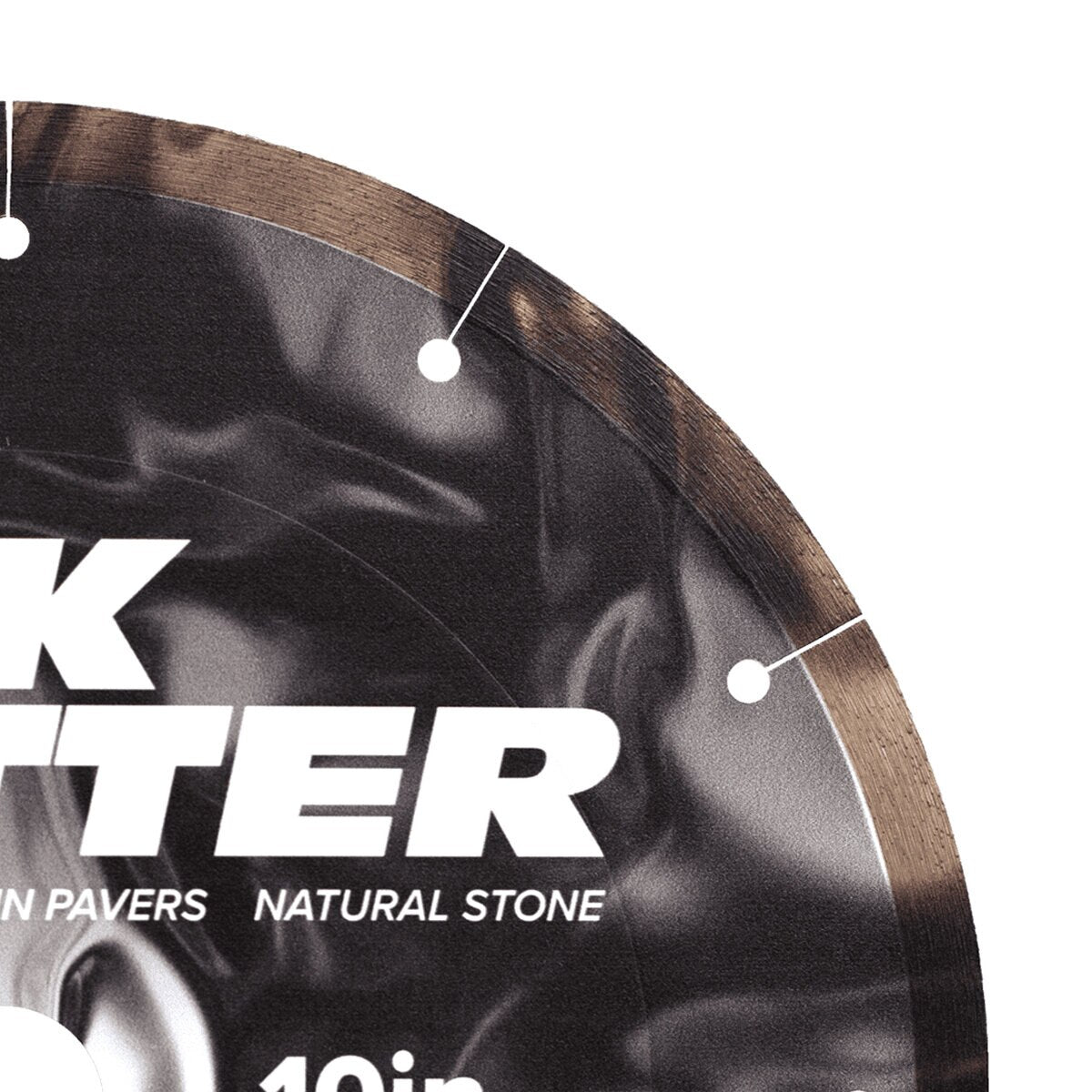 Tile and Stone Technologies 4-1/2 in. Wet-Cut Dark Matter Solid Rim Blade