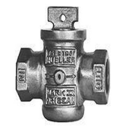 Mueller  MH10284NG  Curb Stop and Waste Ball Valve Brass 1 in. FIPT w/ Drain