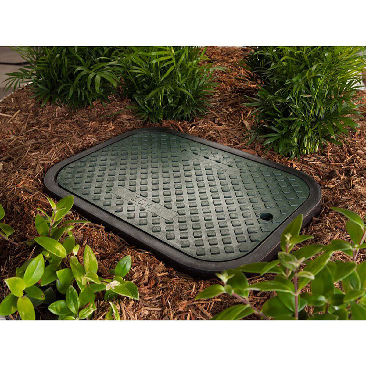 10 in. Mini Standard Black Body With Drop In Green Lid