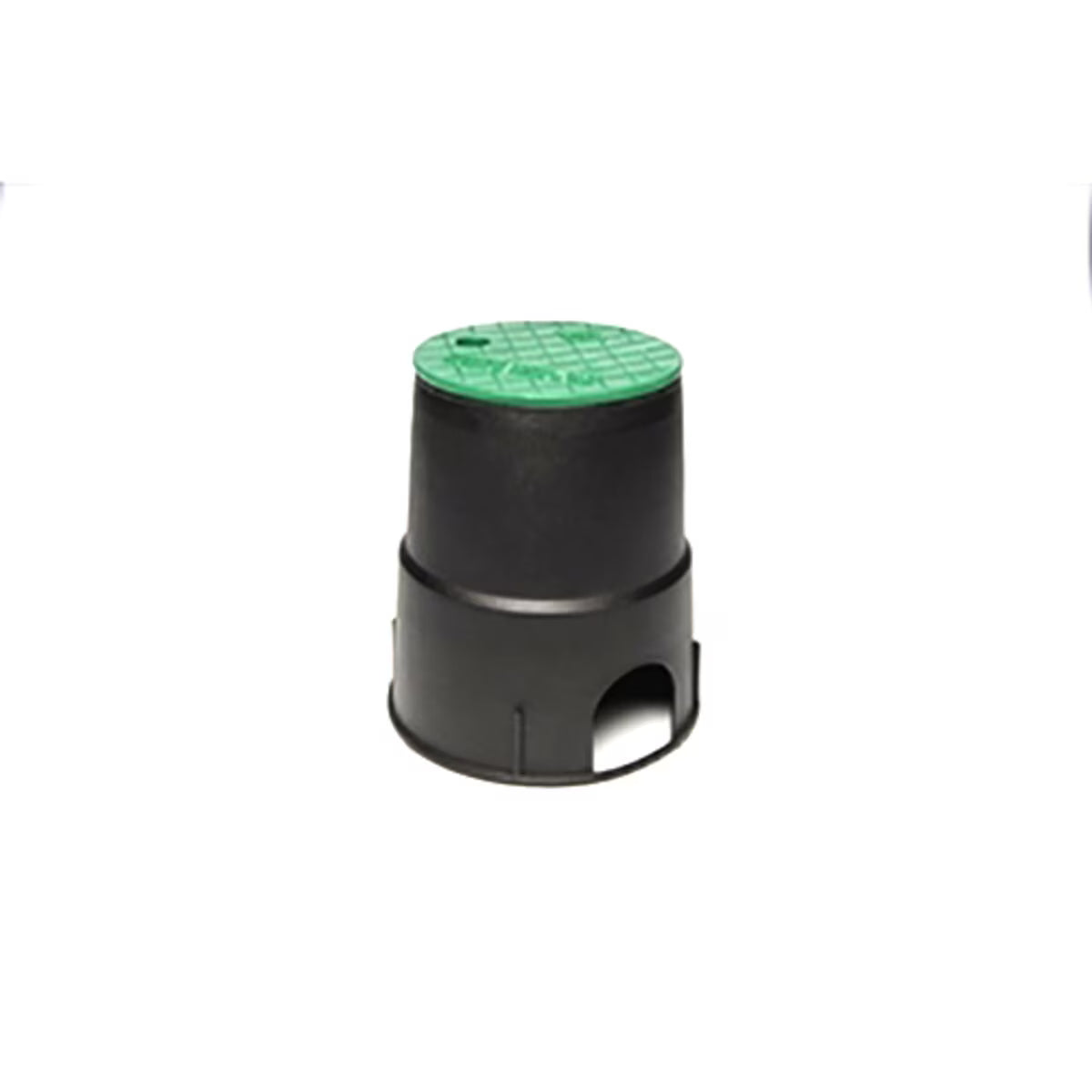 Dura Valve Box Round 10 in. Green Box/Green Lid Overlapping ICV