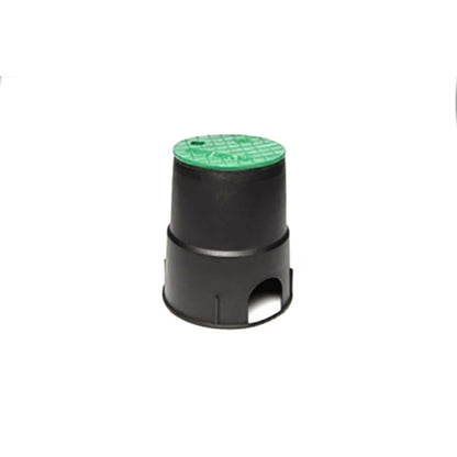 Dura Valve Box Round 10 in. Green Box/Green Lid Overlapping ICV