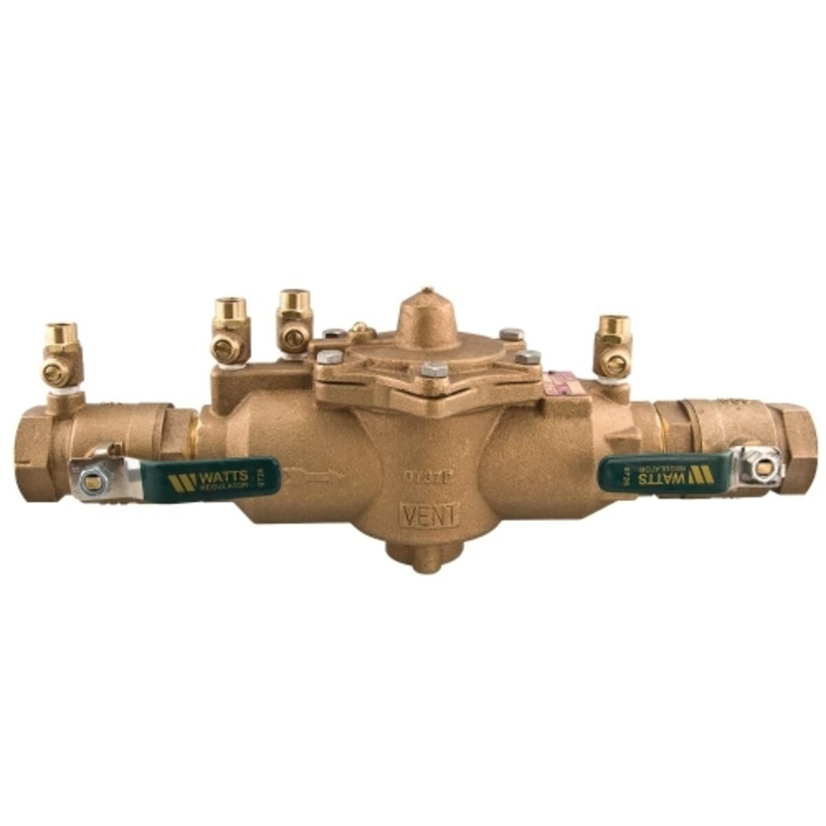 88004053  Watts 009 1 in. Reduced Pressure Zone Assembly with Ball Valves, Tee Handles, Single Top Entry |