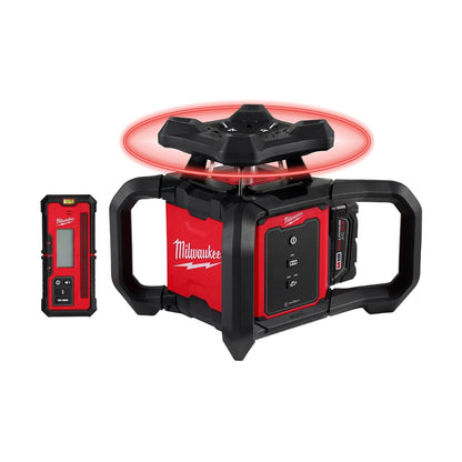 Milwaukee M18 Red Exterior Rotary Laser Kit