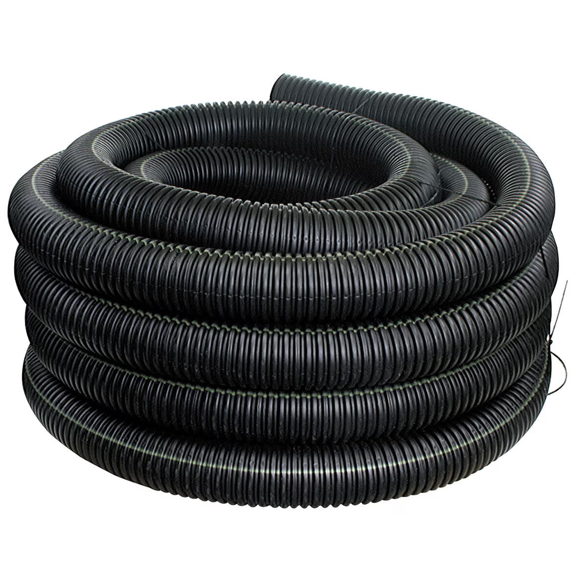 ADS 4 in. x 100 ft. Single Wall Pipe Solid