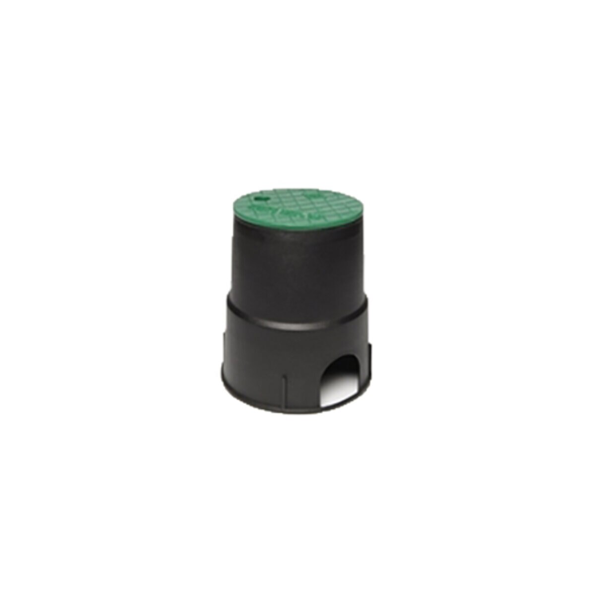 Dura Valve Box Round 6 in. Green Box/Green Lid Overlapping ICV