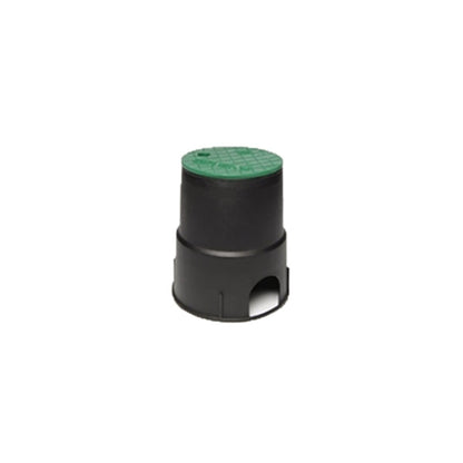 Dura Valve Box Round 6 in. Green Box/Green Lid Overlapping ICV