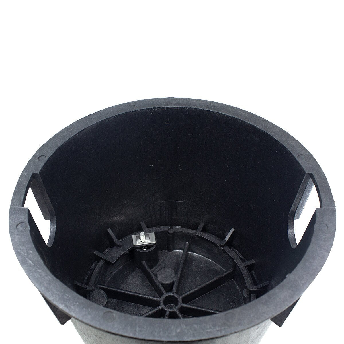 Carson Spec Valve Box Round 10 in. Black Box/Black Lid Overlapping ICV w/Bolt