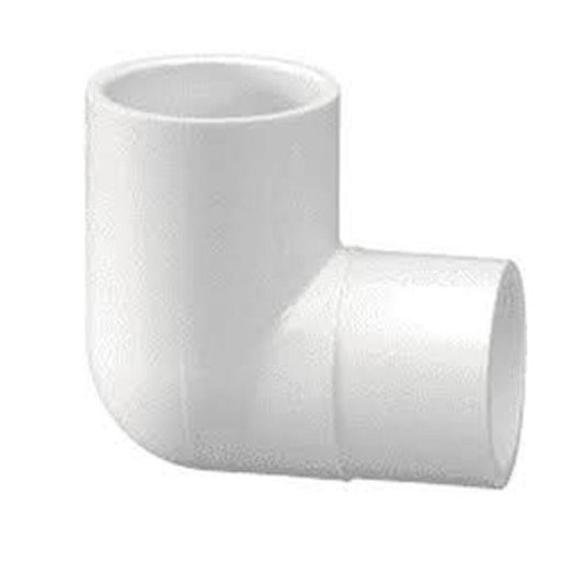 411-010 -Lasco 90 Degree Street Elbow PVC 1 in. Spigot x Fipt