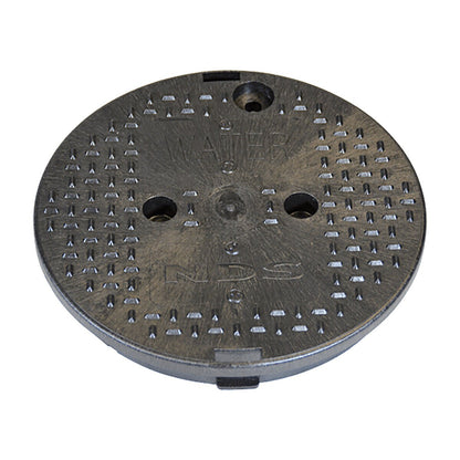 10" Round Cover Only Water Black Overlapping NDS