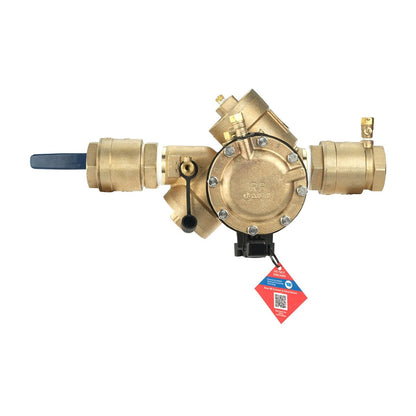 F825HBV  FEBCO 825Y Y-Pattern Reduced Pressure Zone Assembly w/ Ball Valves 2 in. Bronze w/ Flood Sensing Capability (Sensing Upgrade Kit Sold Separately) | F825HBV