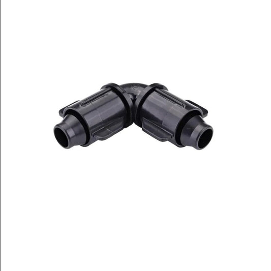 CEL18  -NDS Agrifim SmartLoc 90 Degree Elbow Multi Diameter Black