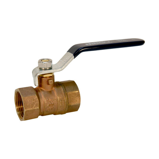Nibco T-580-A Standard Port Ball Valve Brass 1-1/4 in. FIPT