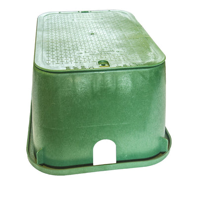 NDS Jumbo Overlapping Cvr ICV Valve Box Green 13 in. x 20 in.